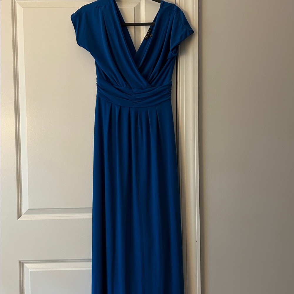 IMAN Vibrant Blue Dress